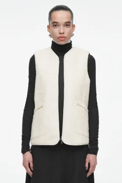 Damen COS Mützen, Schals & Handschuhe | Mäntel & Jacken*OVERSIZED-WESTE AUS KUNSTLAMMFELL