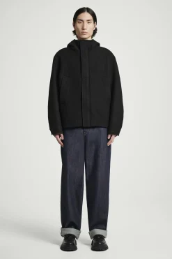 Herren COS Mäntel & Jacken*PARKAJACKE AUS GEKOCHTER WOLLE MIT KAPUZE