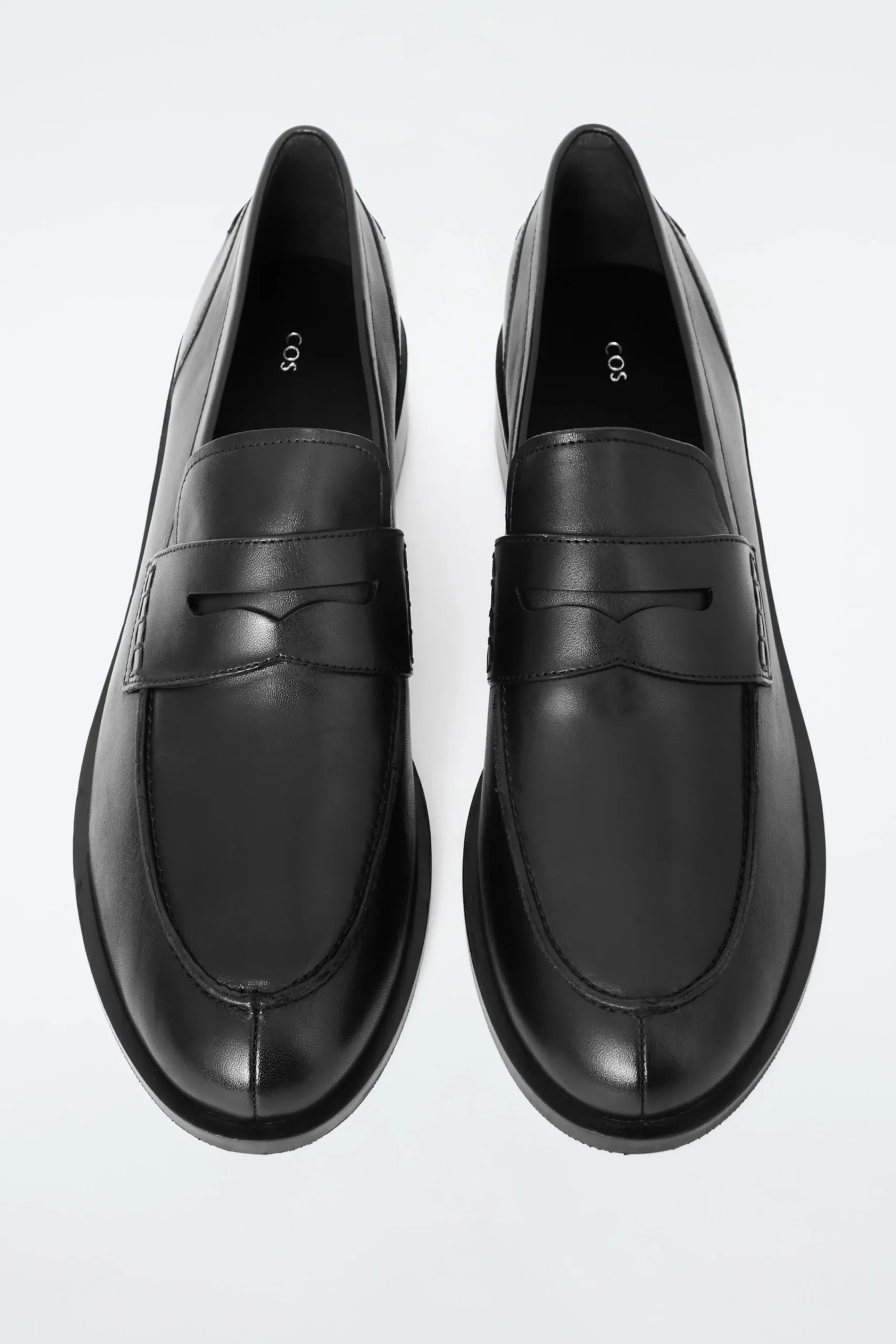 Damen COS Accessoires Aus Leder | Schuhe*PENNY LOAFERS AUS LEDER MIT BIESEN