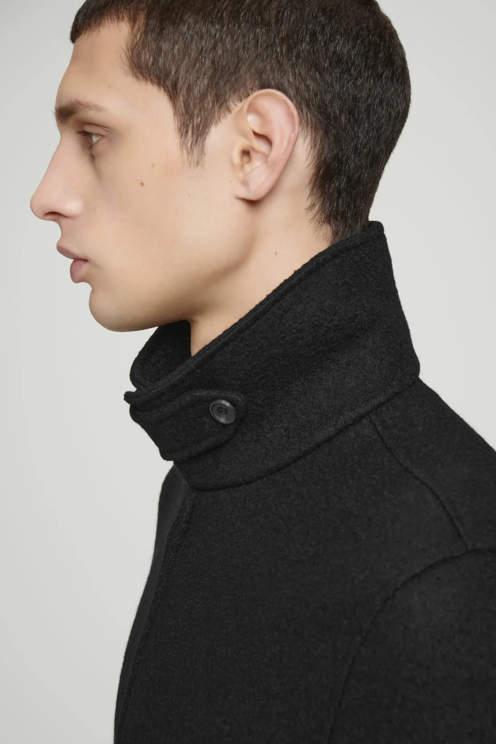 Herren COS Strickmode | Mäntel & Jacken*PILOTENJACKE AUS GEKOCHTER MERINOWOLLE