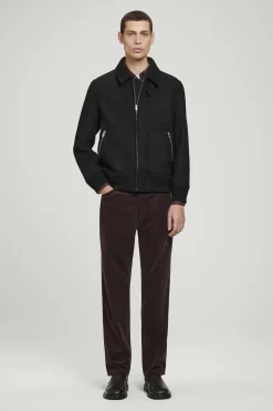 Herren COS Strickmode | Mäntel & Jacken*PILOTENJACKE AUS GEKOCHTER MERINOWOLLE