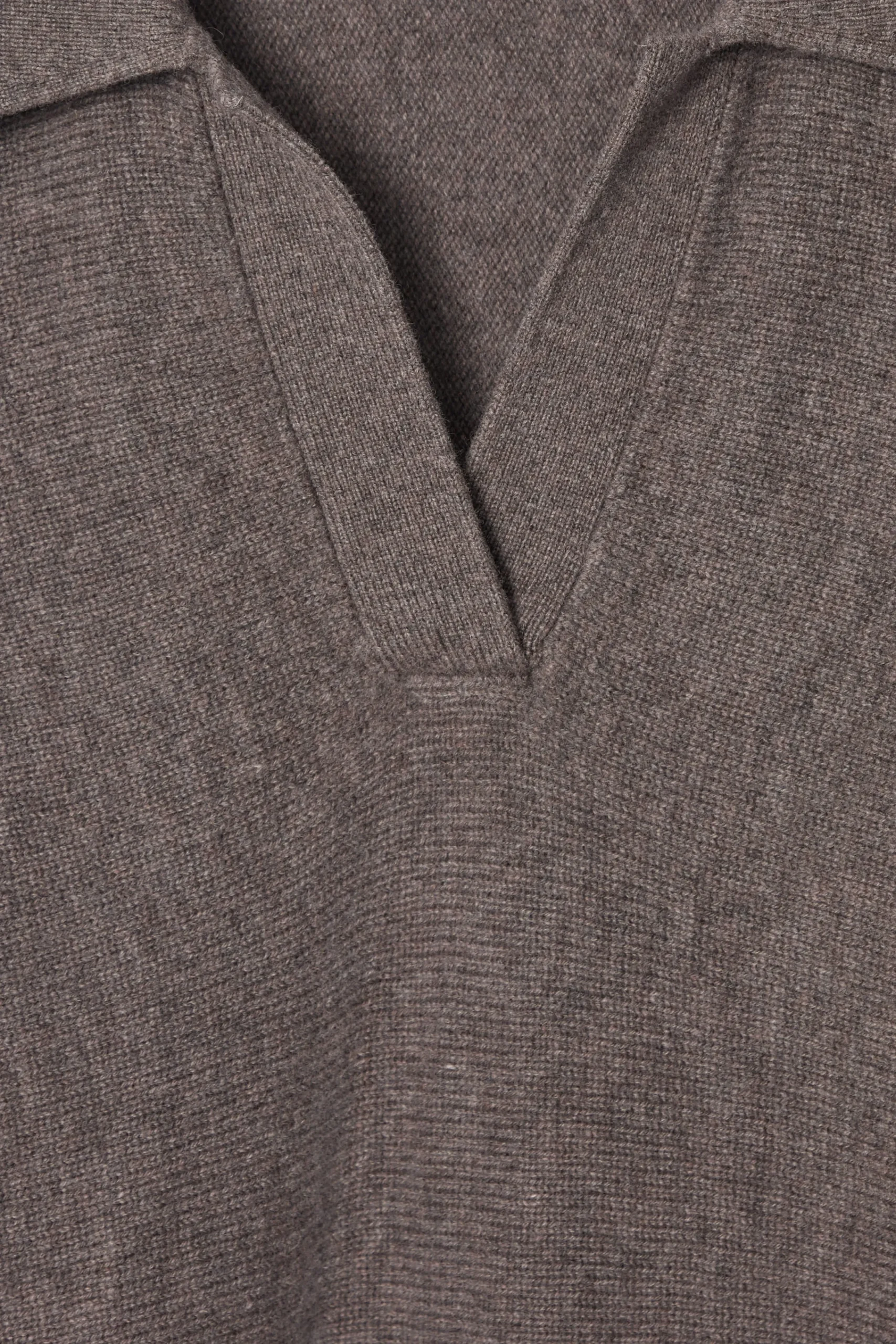 Damen COS Strickmode*POLOPULLOVER AUS WOLLE MIT FLEDERMAUSÄRMELN