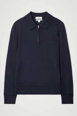 Herren COS Pullover | Strickmode*POLOSHIRT AUS MERINOWOLLE