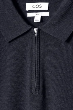 Herren COS Pullover | Strickmode*POLOSHIRT AUS MERINOWOLLE