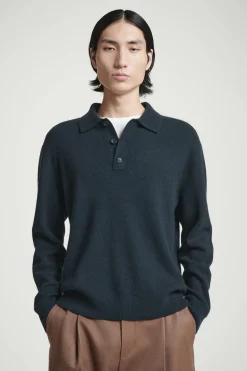 Herren COS Poloshirts | Strickmode*POLOSHIRT AUS REINEM KASCHMIR