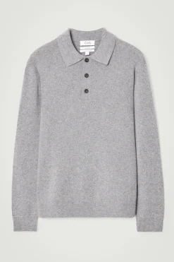 Herren COS Poloshirts | Kaschmir*POLOSHIRT AUS REINEM KASCHMIR
