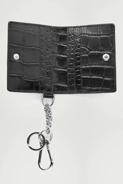 Herren COS Kleine Lederwaren | Taschen & Portemonnaies*PORTEMONNAIE AUS LEDER IN KROKODILOPTIK