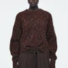 Damen COS Strickmode*PULLOVER AUS GESPRENKELTER MERINOWOLLE