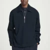 Herren COS Pullover | Strickmode*PULLOVER AUS KOCHWOLLE MIT KURZEM REISSVERSCHLUSS