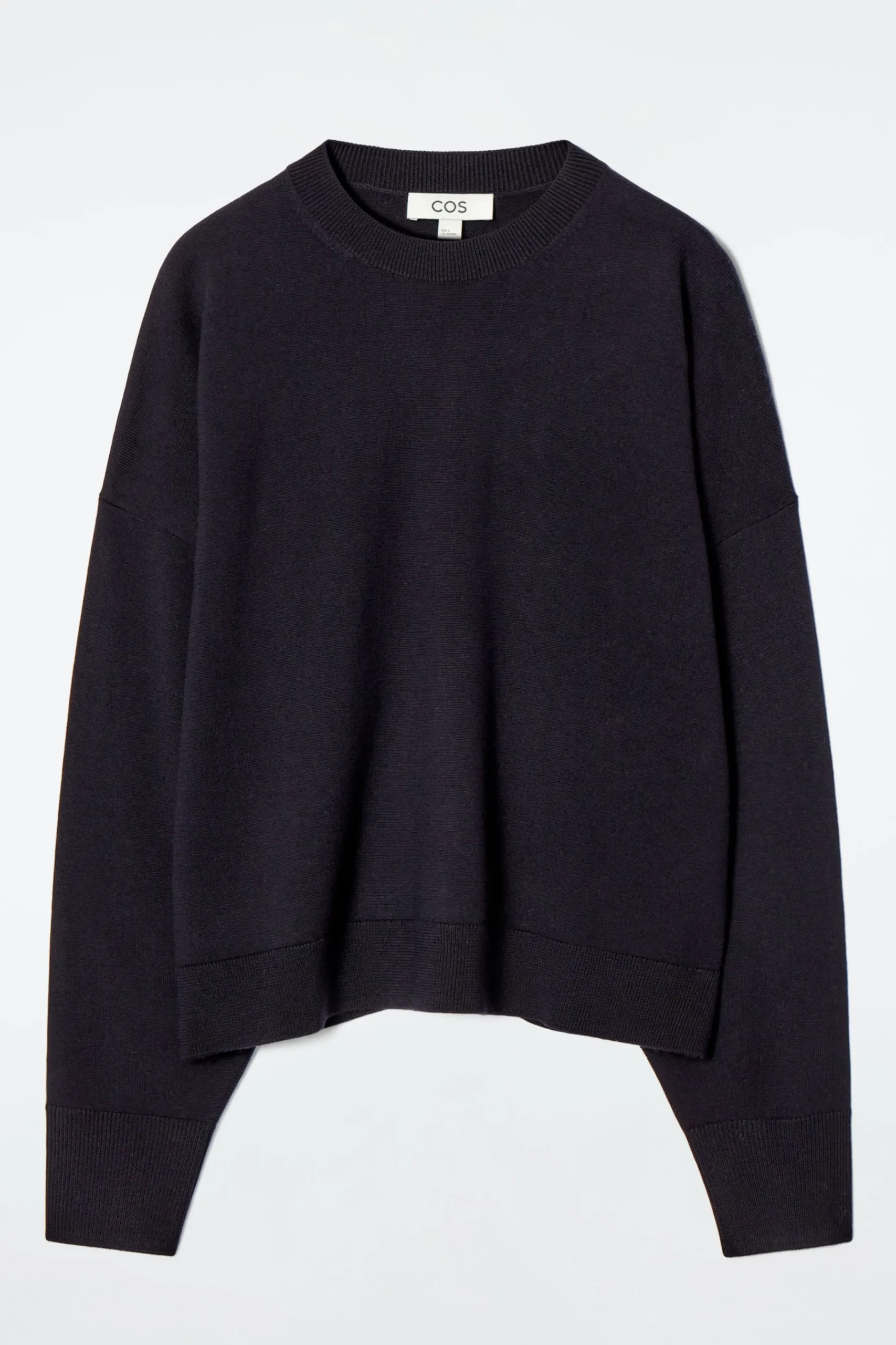 Damen COS Strickmode*PULLOVER AUS MERINOWOLLE MIT RUNDHALSAUSSCHNITT