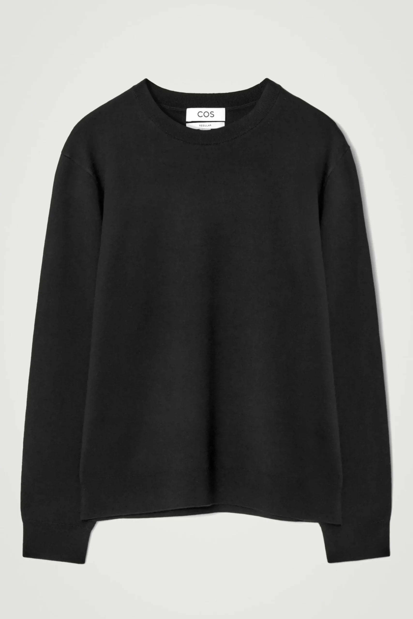 Herren COS Pullover | Strickmode*PULLOVER AUS MERINOWOLLE MIT LEDERPARTIE