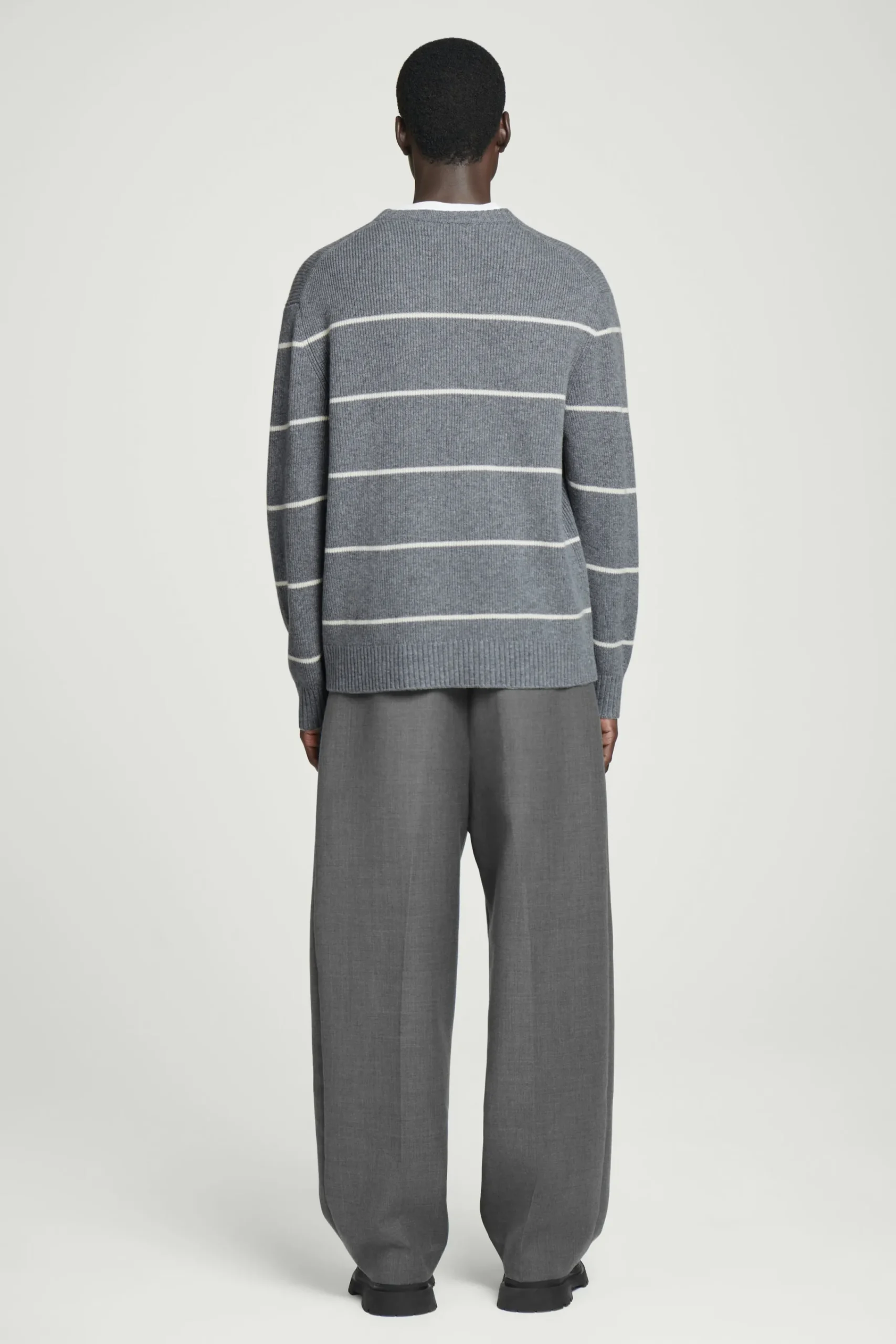 Herren COS Pullover | Strickmode*PULLOVER AUS MERINOWOLL-YAK-MIX MIT STREIFEN