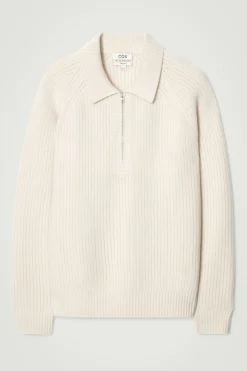 Herren COS Pullover | Strickmode*PULLOVER AUS MERINOWOLL-YAK-MIX MIT KRAGEN
