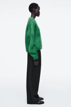 Damen COS Strickmode*PULLOVER AUS MOHAIR MIT SPRAYFARBEN-DESIGN
