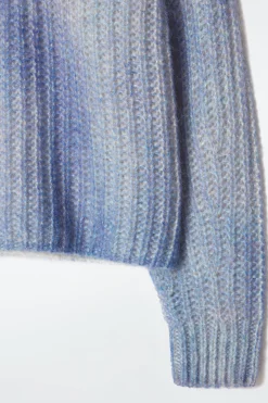Damen COS Strickmode*PULLOVER AUS MOHAIR MIT SPRAYFARBEN-DESIGN