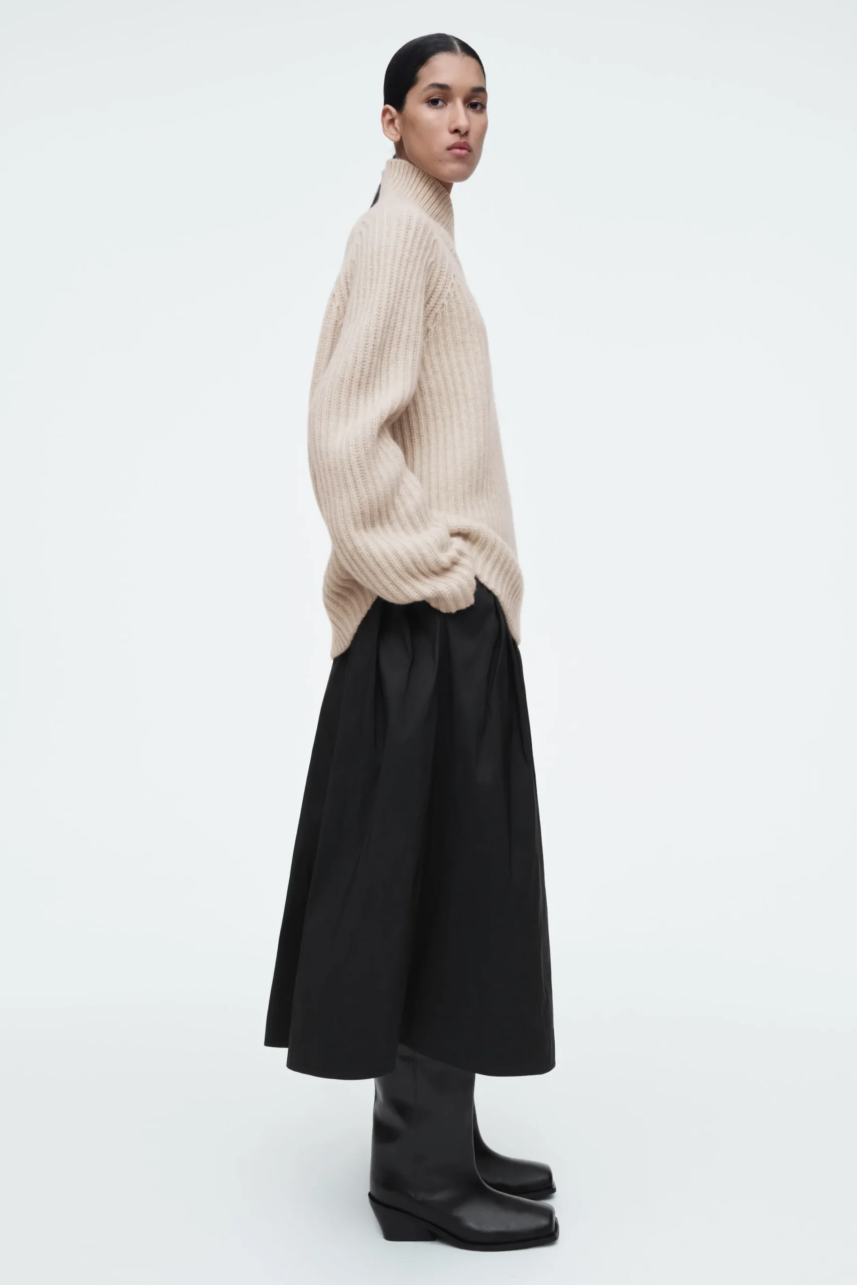 Damen COS Kaschmir | Strickmode*PULLOVER AUS REINEM KASCHMIR MIT KRAGEN