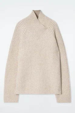 Damen COS Kaschmir | Strickmode*PULLOVER AUS REINEM KASCHMIR MIT KRAGEN