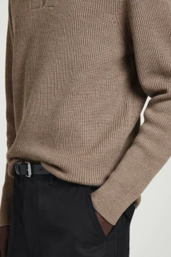 Herren COS Pullover | Strickmode*PULLOVER AUS WOLL-BAUMWOLL-MIX MIT REISSVERSCHLUSS