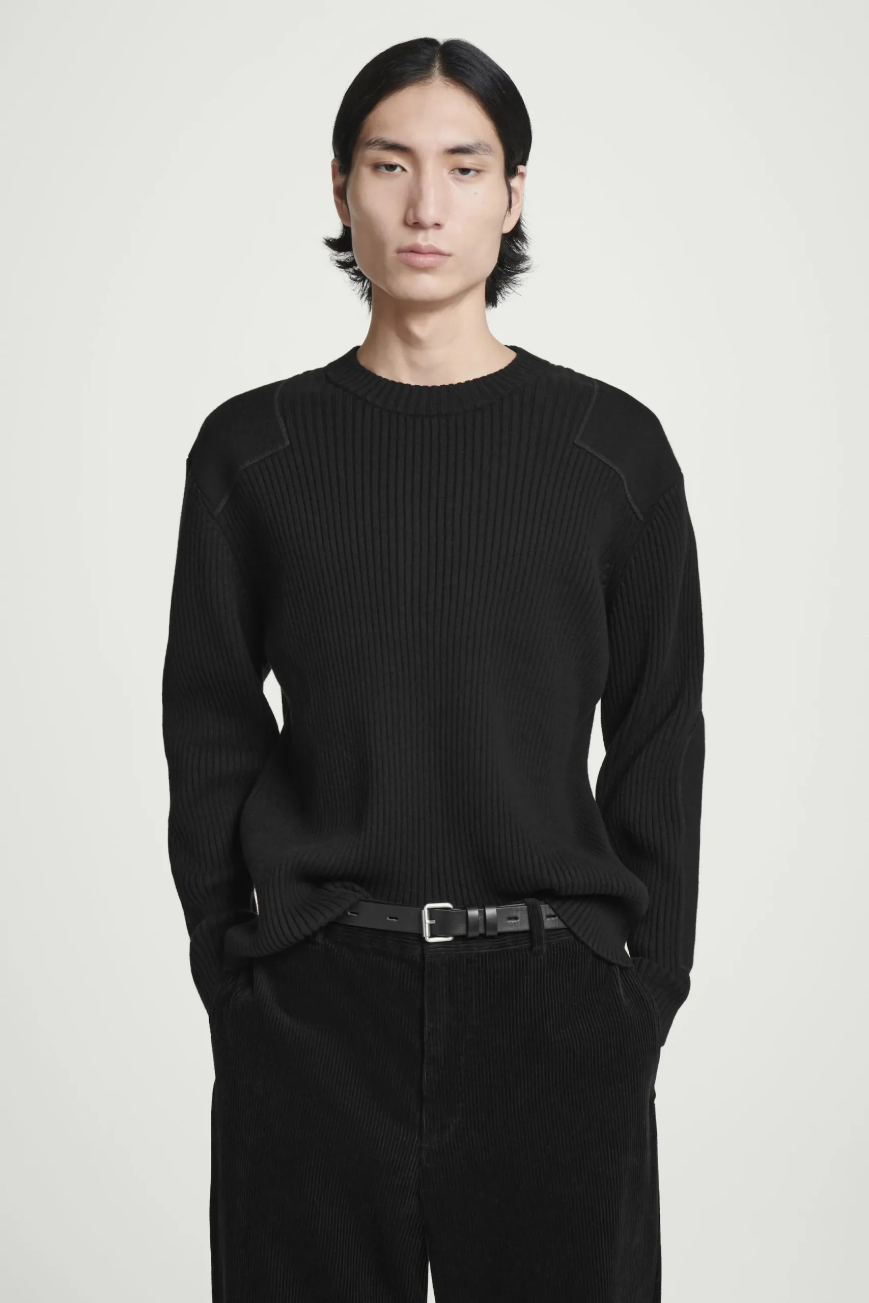 Herren COS Pullover | Strickmode*PULLOVER AUS WOLL-MIX MIT AUFNÄHERN