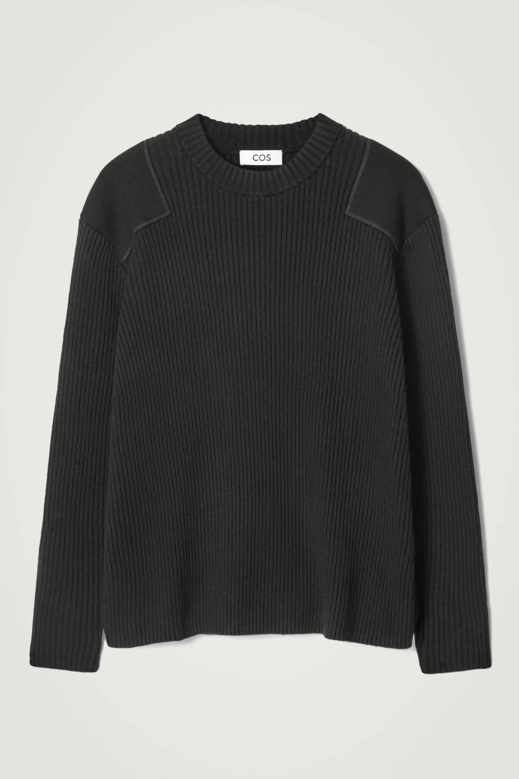 Herren COS Pullover | Strickmode*PULLOVER AUS WOLL-MIX MIT AUFNÄHERN