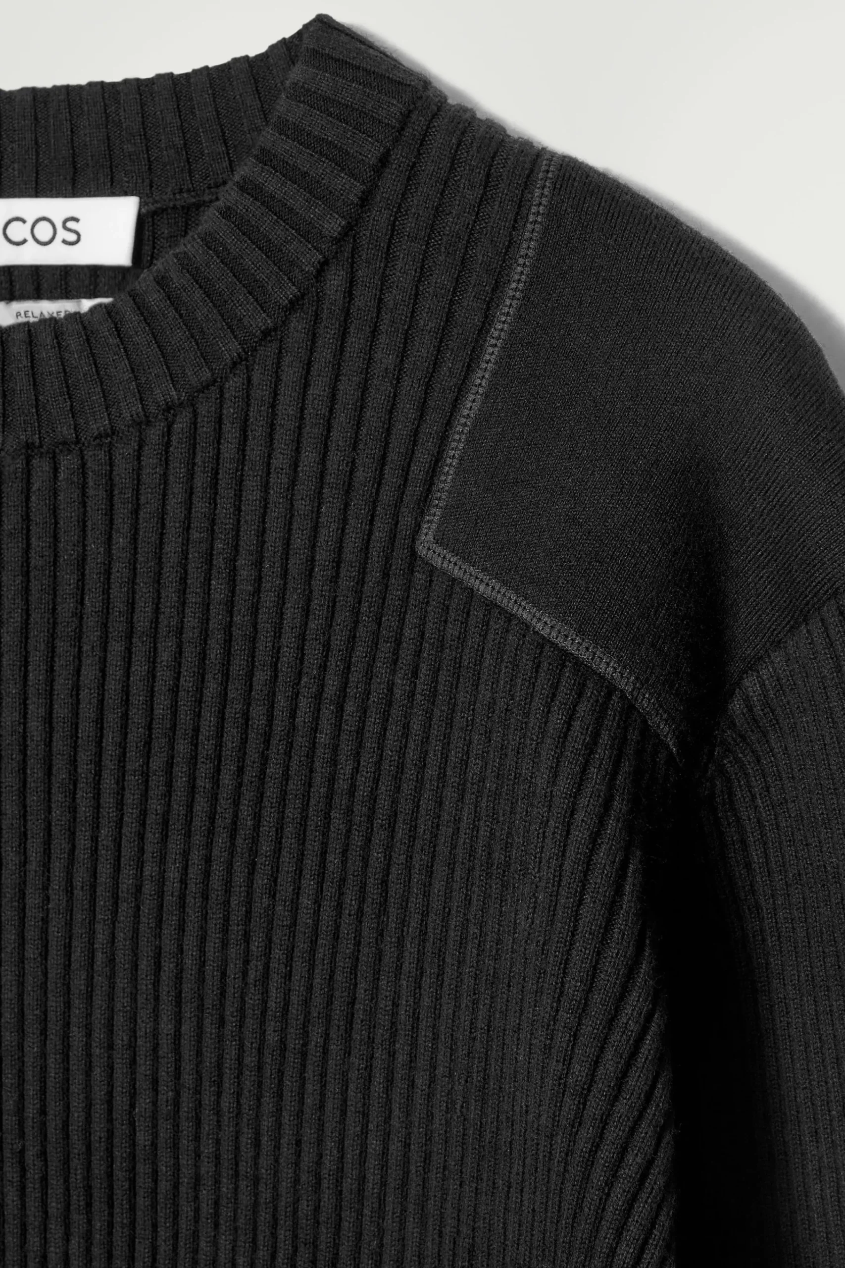 Herren COS Pullover | Strickmode*PULLOVER AUS WOLL-MIX MIT AUFNÄHERN
