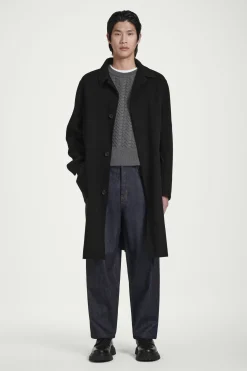 Herren COS Strickmode*PULLUNDER AUS WOLLE MIT ZOPFSTRICKMUSTER