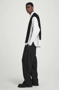 Herren COS Pullover | Kaschmir*PULLUNDER AUS WOLLE UND KASCHMIR MIT V-AUSSCHNITT