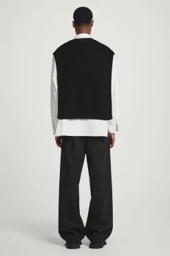 Herren COS Pullover | Kaschmir*PULLUNDER AUS WOLLE UND KASCHMIR MIT V-AUSSCHNITT