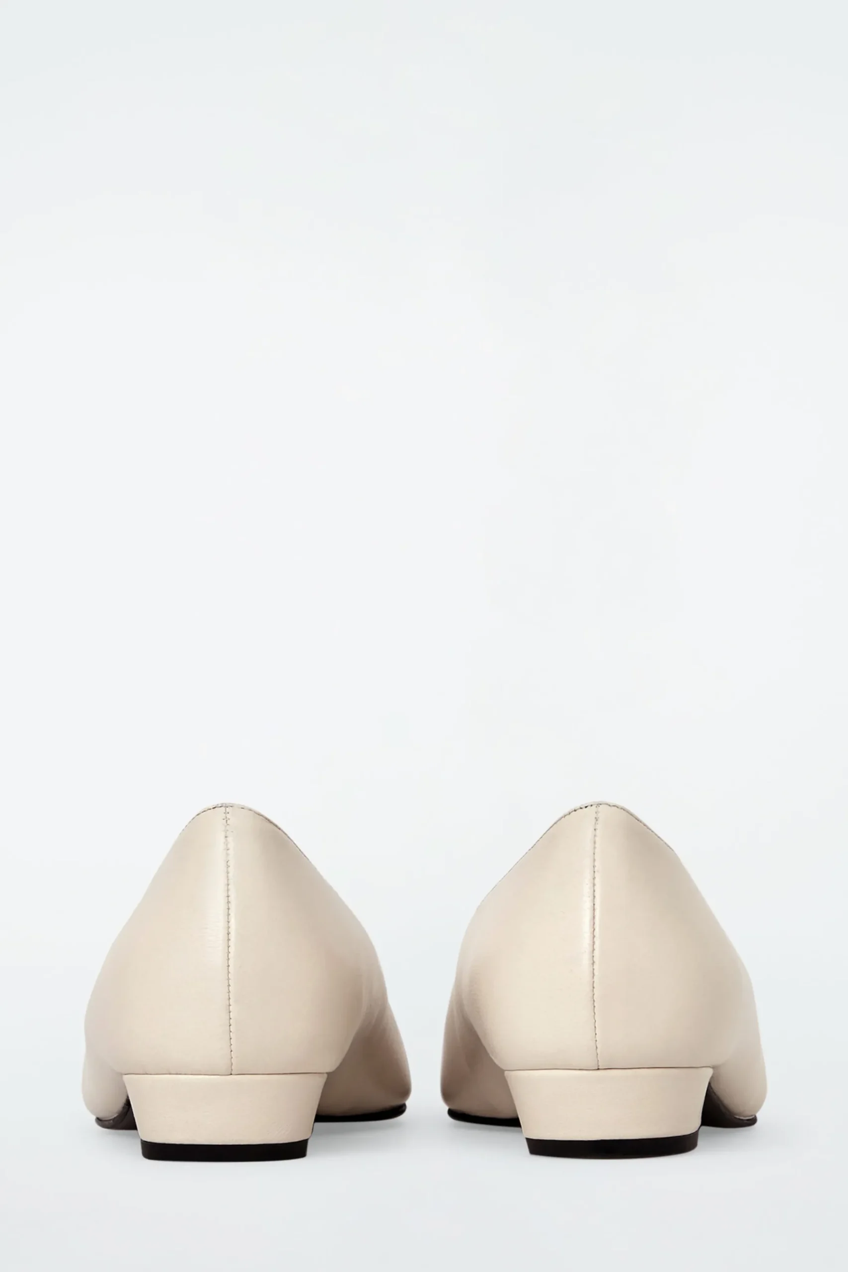 Damen COS Accessoires Aus Leder | Schuhe*PUMPS AUS LEDER MIT KARREEFÖRMIGER ZEHENPARTIE