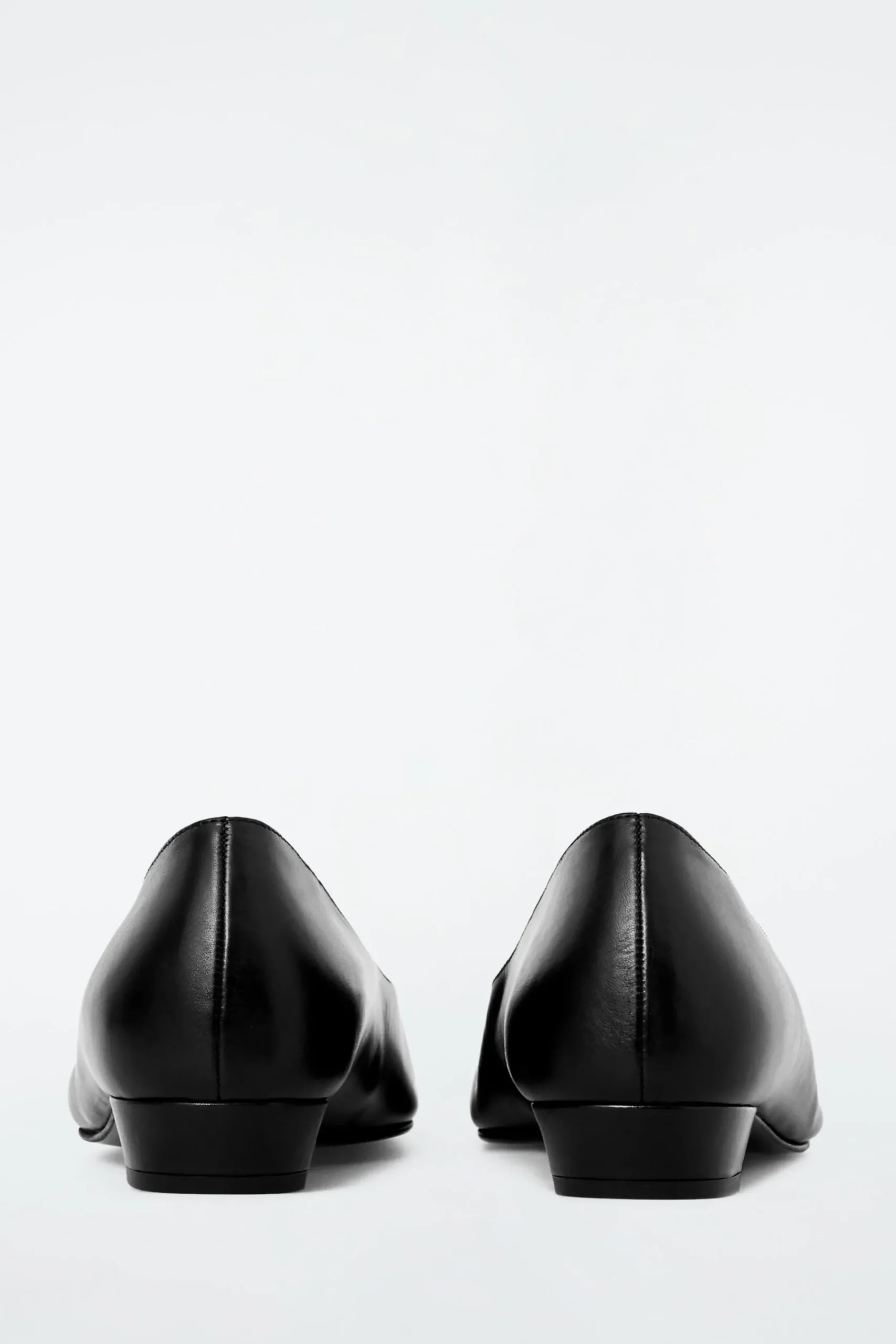 Damen COS Accessoires Aus Leder | Schuhe*PUMPS AUS LEDER MIT KARREEFÖRMIGER ZEHENPARTIE