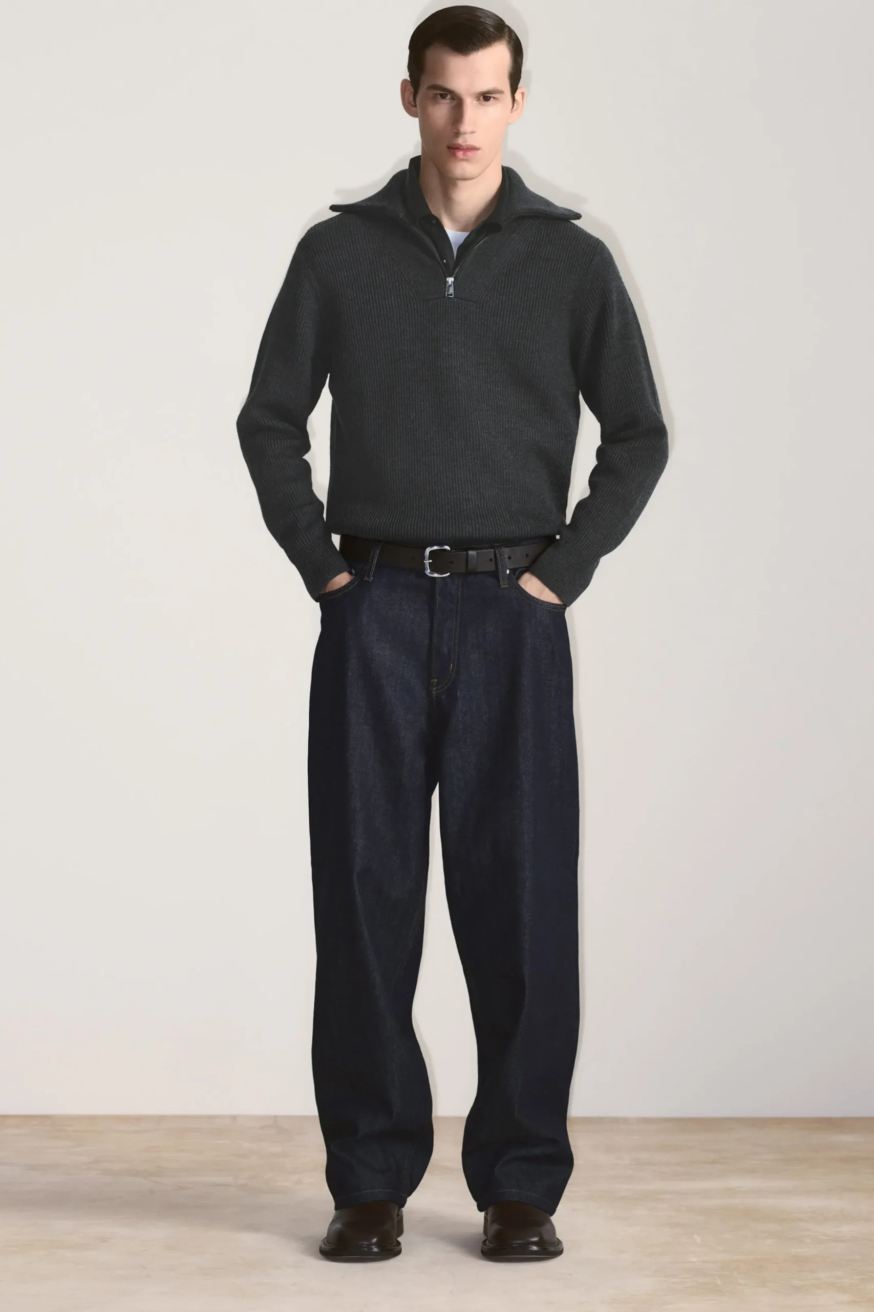Herren COS Hosen*RIDER SELVEDGE-JEANS MIT WEITEM BEIN