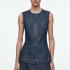 Damen COS Hemden & Blusen | Oberteile*ÄRMELLOSES DENIM-TOP
