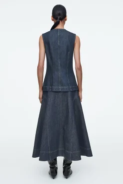 Damen COS Hemden & Blusen | Oberteile*ÄRMELLOSES DENIM-TOP