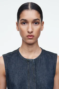 Damen COS Hemden & Blusen | Oberteile*ÄRMELLOSES DENIM-TOP