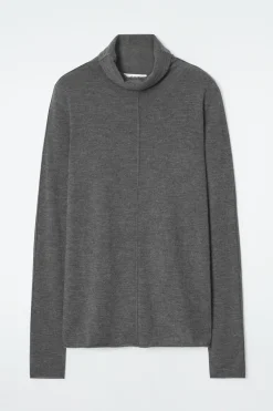 Damen COS Oberteile | Kaschmir*ROLLKRAGENOBERTEIL AUS REINEM KASCHMIR