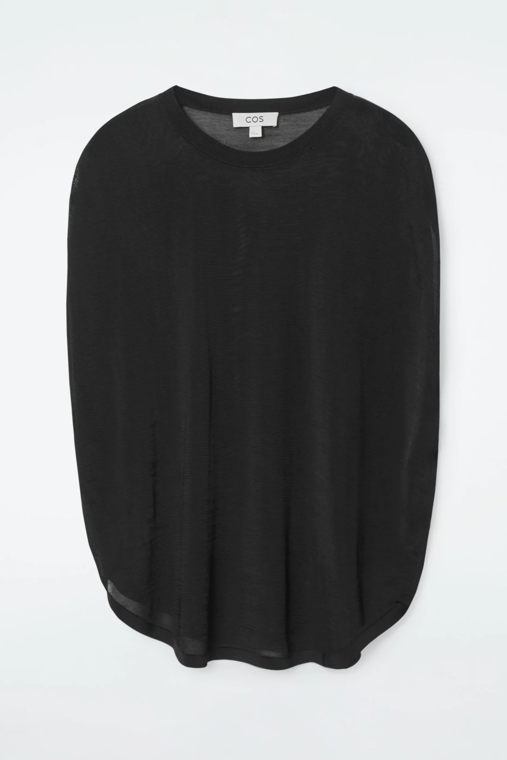 Damen COS T-Shirts | Oberteile*RUND GESCHNITTENES GESTRICKTES T-SHIRT