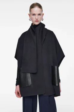 Damen COS Mäntel & Jacken*SCHAL-CAPE AUS DOUBLEFACE-WOLLE
