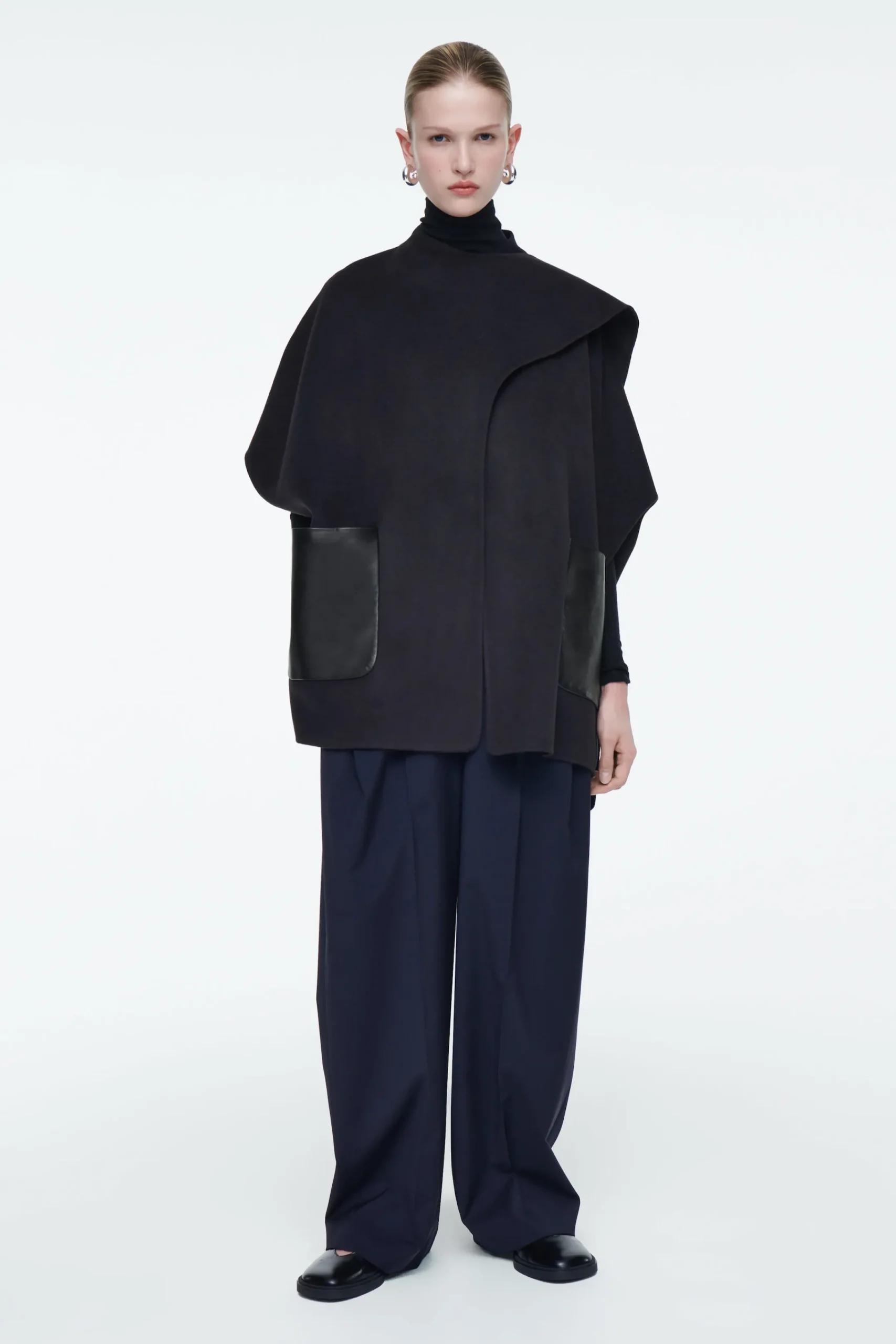 Damen COS Mäntel & Jacken*SCHAL-CAPE AUS DOUBLEFACE-WOLLE