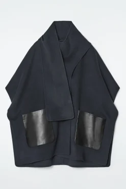 Damen COS Mäntel & Jacken*SCHAL-CAPE AUS DOUBLEFACE-WOLLE