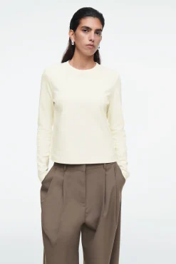 Damen COS T-Shirts | Oberteile*SCHLICHTES LANGARMSHIRT MIT NORMALER PASSFORM