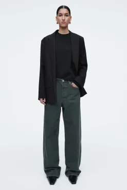 Damen COS T-Shirts | Oberteile*SCHLICHTES LANGARMSHIRT MIT NORMALER PASSFORM
