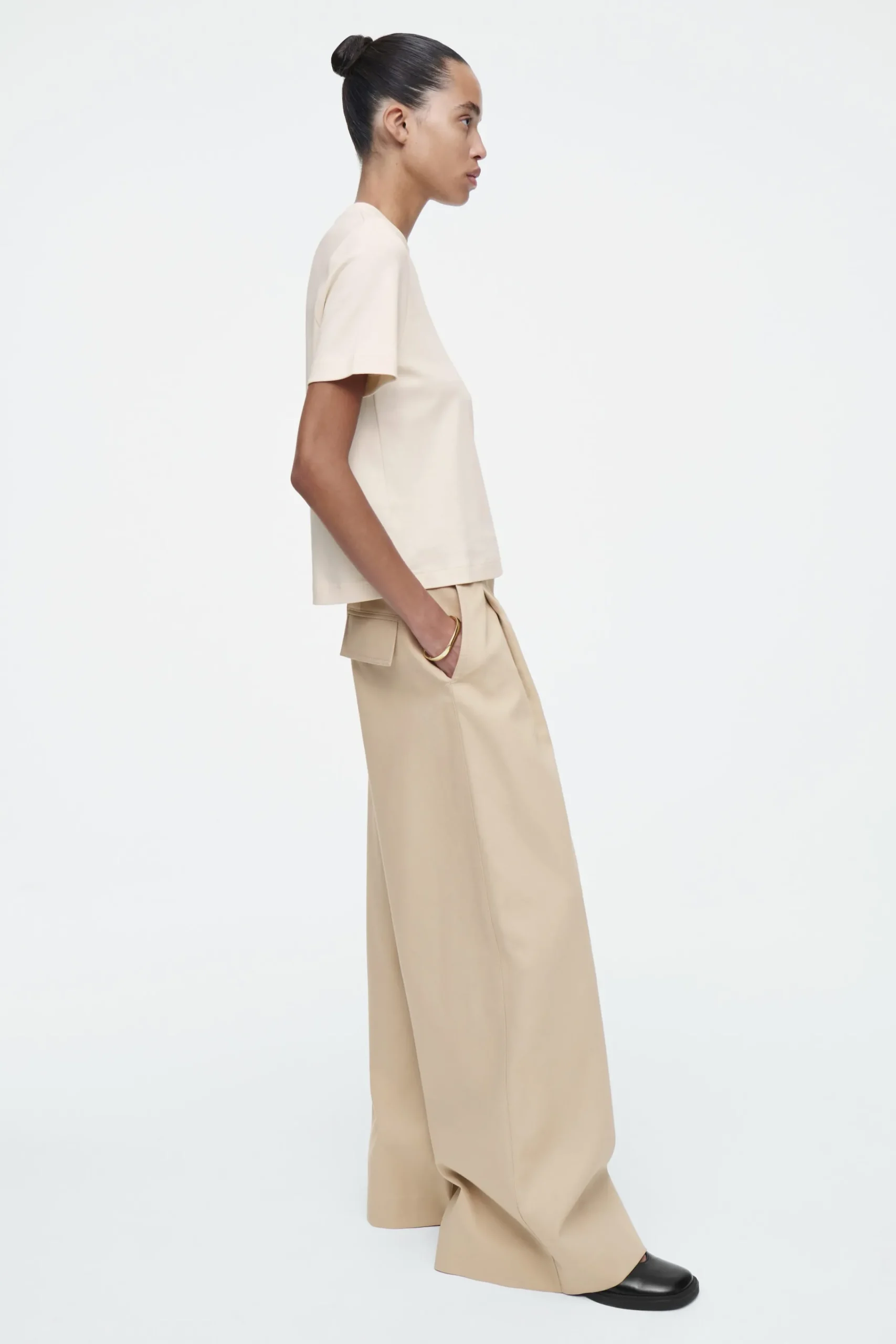 Damen COS T-Shirts | Oberteile*SCHLICHTES T-SHIRT MIT NORMALER PASSFORM