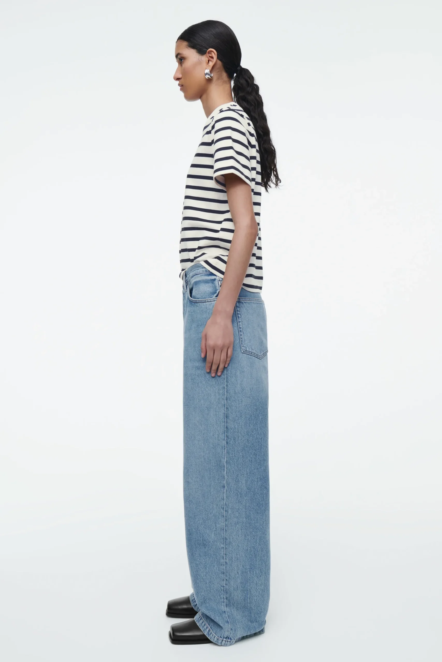Damen COS T-Shirts | Oberteile*SCHLICHTES T-SHIRT MIT NORMALER PASSFORM