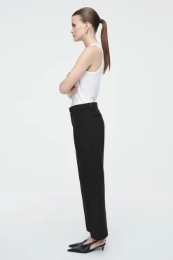 Damen COS Hosen*SCHMAL ZULAUFENDE BAUMWOLLHOSE MIT STRETCH-ANTEIL