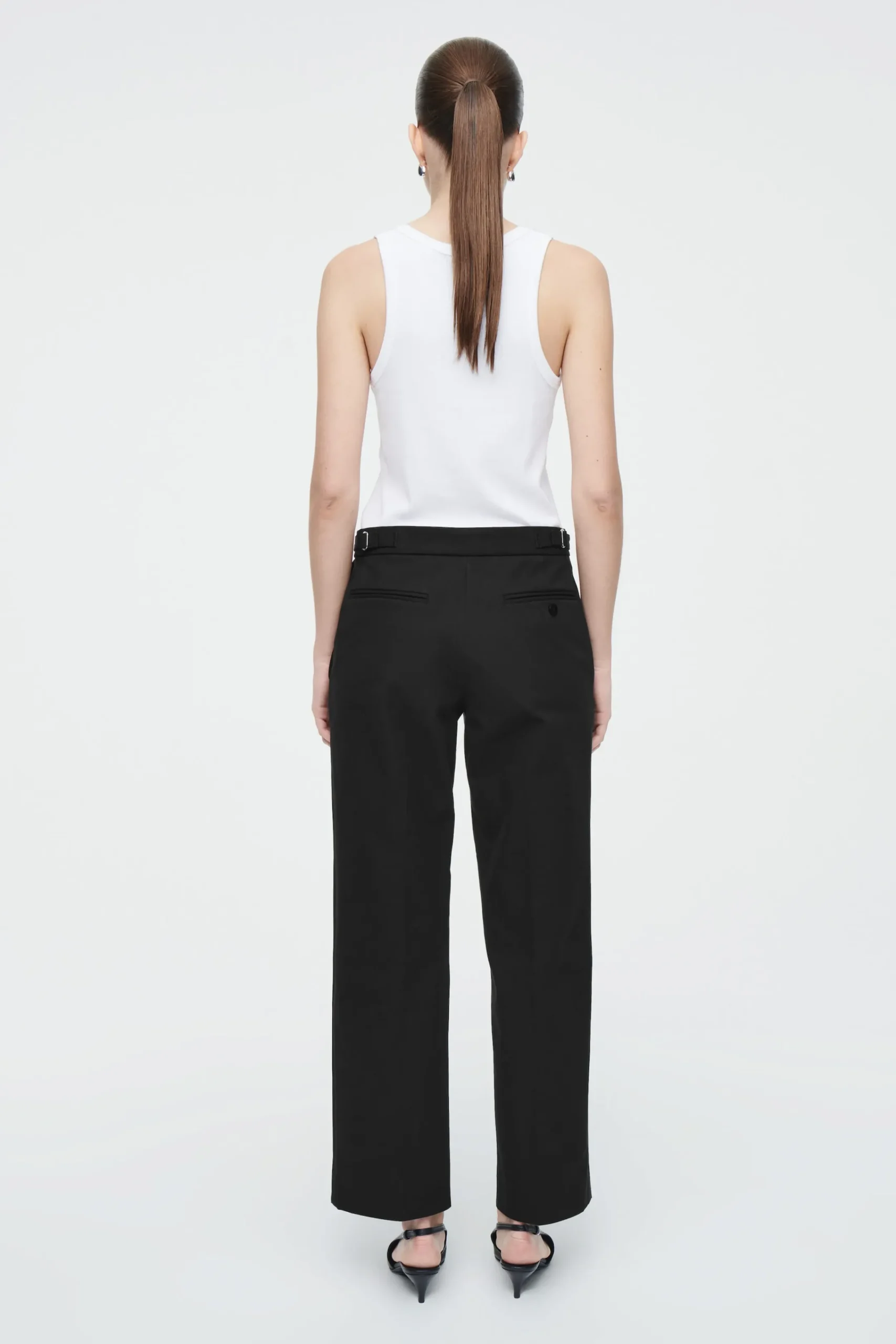 Damen COS Hosen*SCHMAL ZULAUFENDE BAUMWOLLHOSE MIT STRETCH-ANTEIL