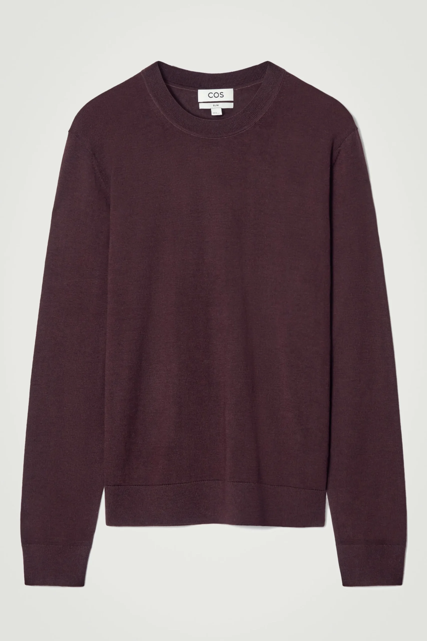 Herren COS Pullover | Strickmode*SCHMALER MERINOWOLLPULLOVER MIT RUNDHALSAUSSCHNITT