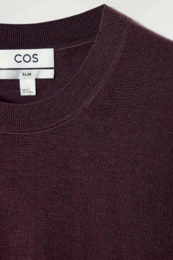 Herren COS Pullover | Strickmode*SCHMALER MERINOWOLLPULLOVER MIT RUNDHALSAUSSCHNITT