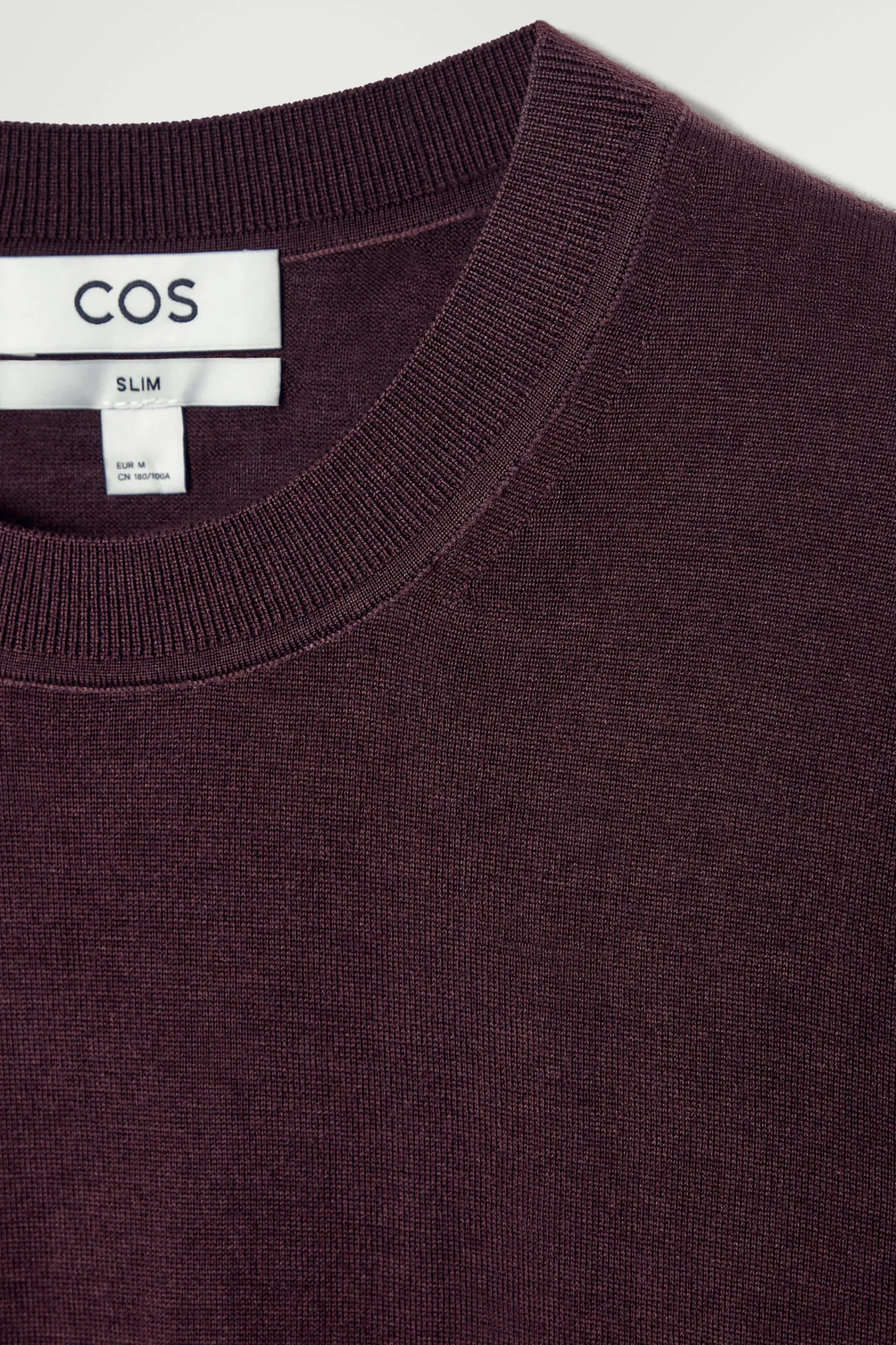 Herren COS Pullover | Strickmode*SCHMALER MERINOWOLLPULLOVER MIT RUNDHALSAUSSCHNITT