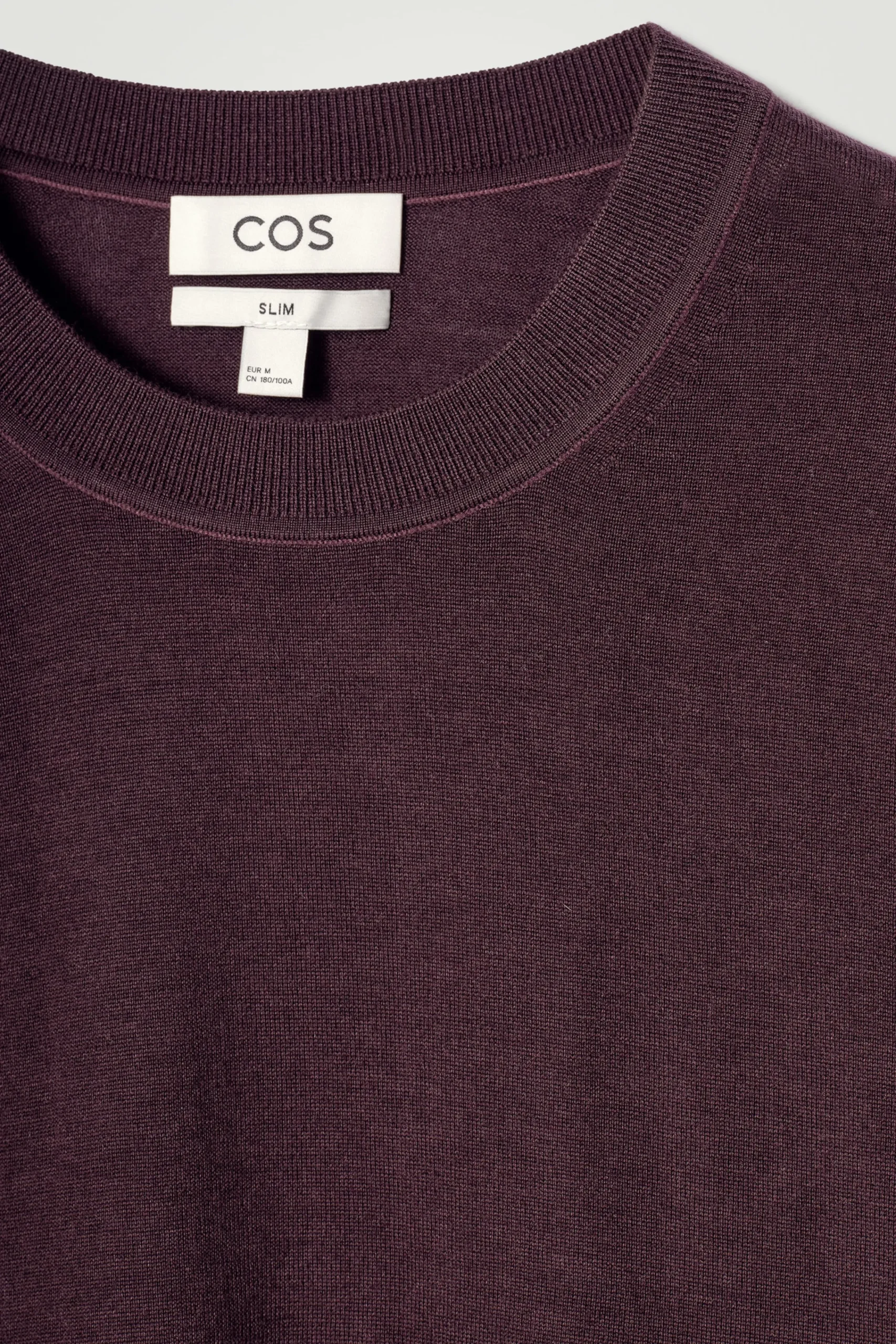 Herren COS Pullover | Strickmode*SCHMALER MERINOWOLLPULLOVER MIT RUNDHALSAUSSCHNITT