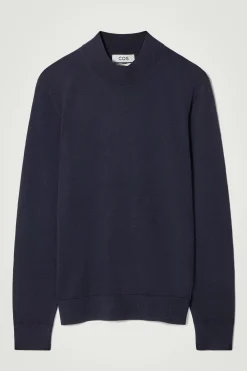 Herren COS Pullover | Strickmode*SCHMALER PULLOVER AUS MERINOWOLLE MIT STEHKRAGEN